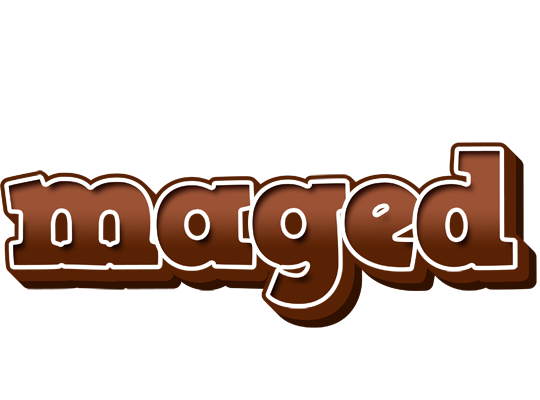 Maged brownie logo