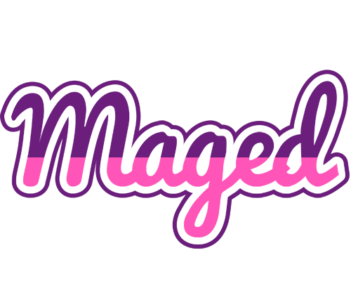 Maged cheerful logo