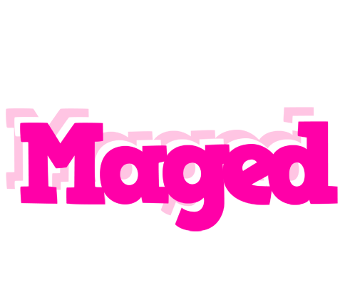 Maged dancing logo