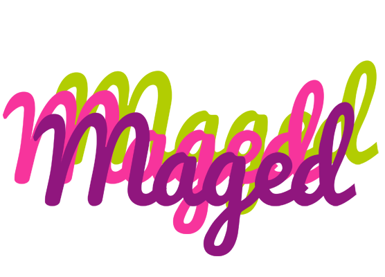 Maged flowers logo