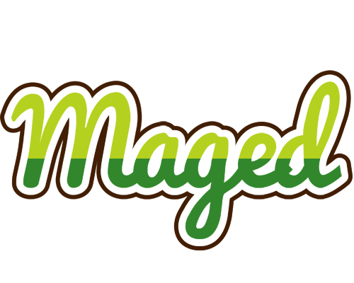 Maged golfing logo