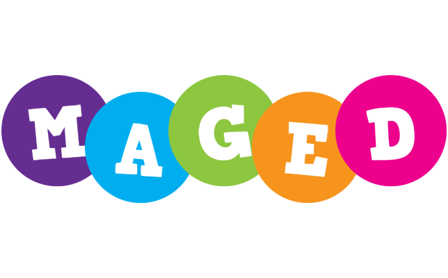 Maged happy logo