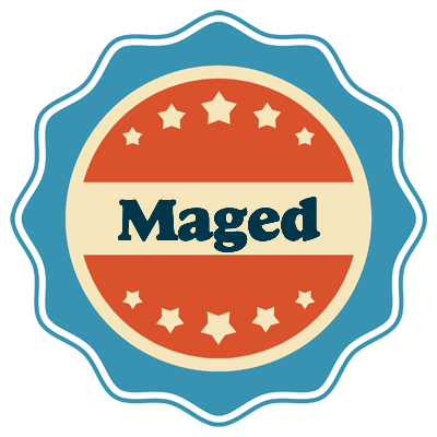 Maged labels logo