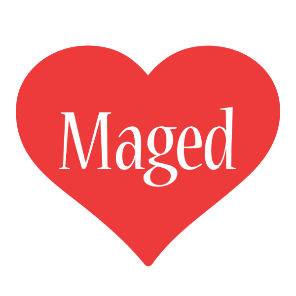 Maged love logo