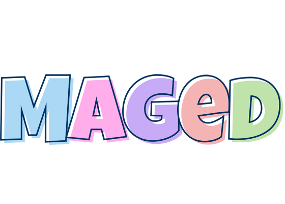 Maged pastel logo