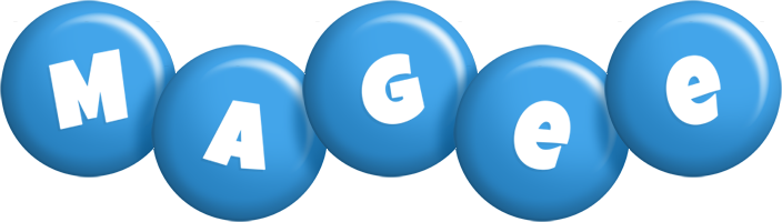 Magee candy-blue logo