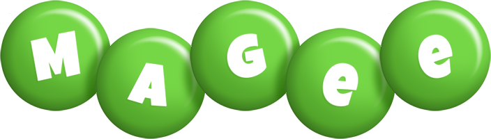 Magee candy-green logo