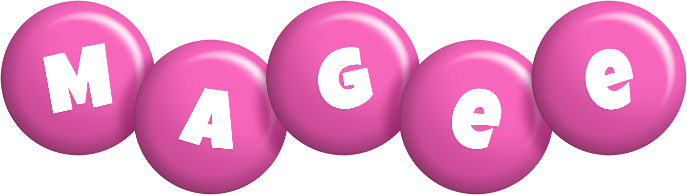 Magee candy-pink logo