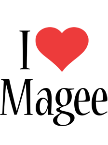 Magee i-love logo