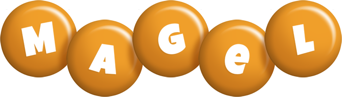 Magel candy-orange logo