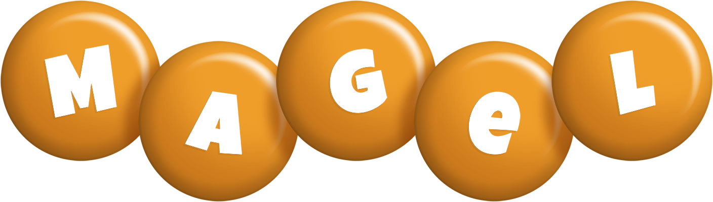 Magel candy-orange logo