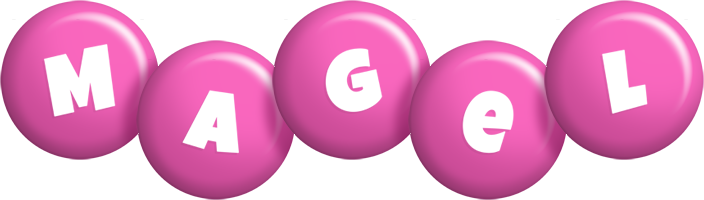 Magel candy-pink logo