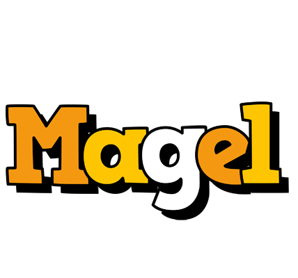 Magel cartoon logo