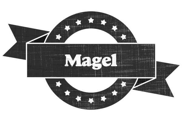 Magel grunge logo