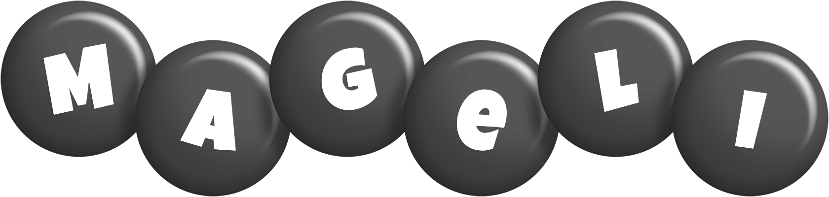 Mageli candy-black logo