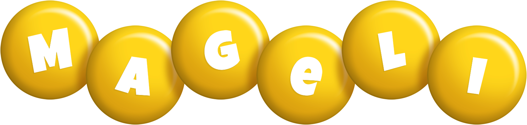 Mageli candy-yellow logo