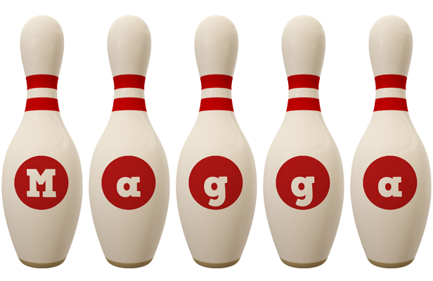 Magga bowling-pin logo