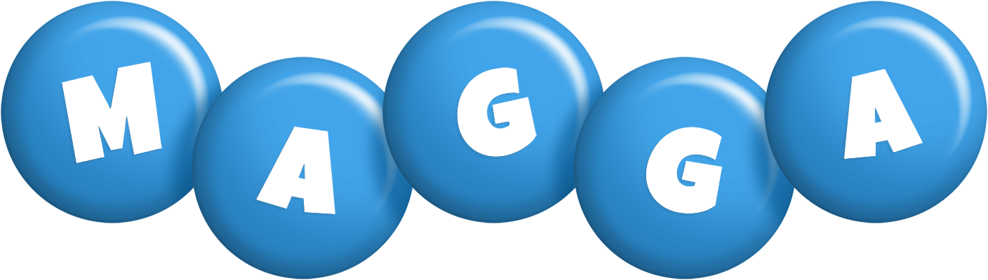 Magga candy-blue logo