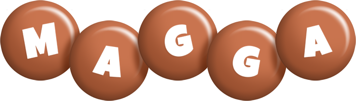 Magga candy-brown logo