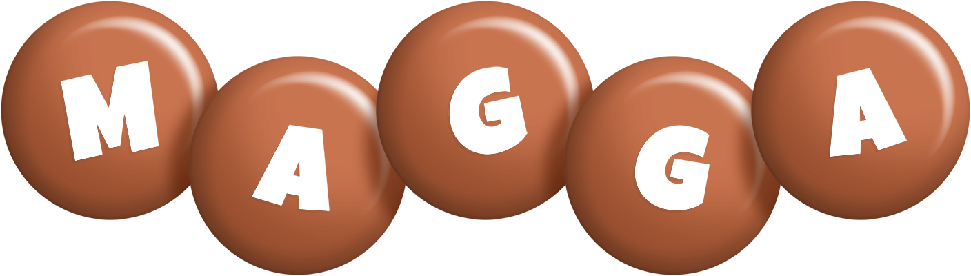 Magga candy-brown logo