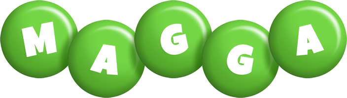 Magga candy-green logo