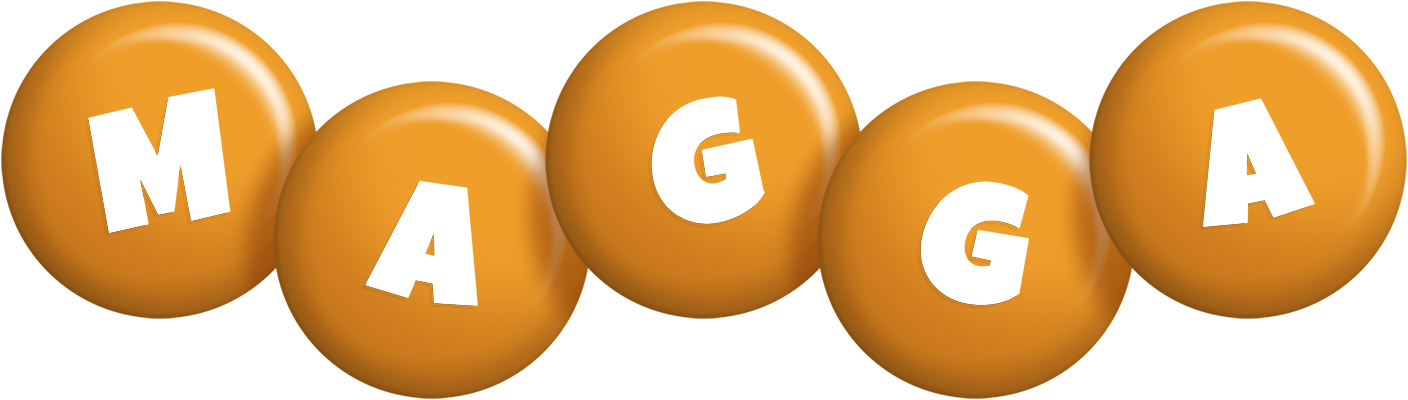 Magga candy-orange logo