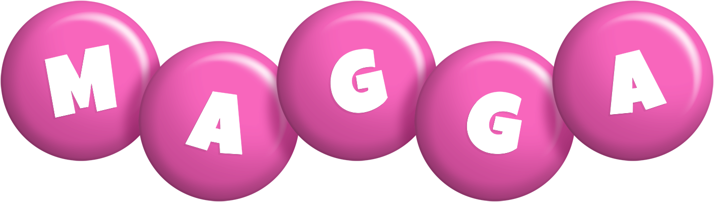 Magga candy-pink logo
