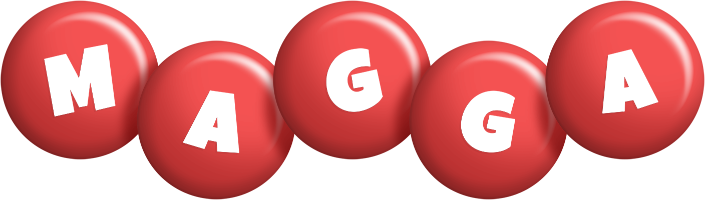 Magga candy-red logo