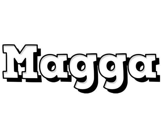 Magga snowing logo