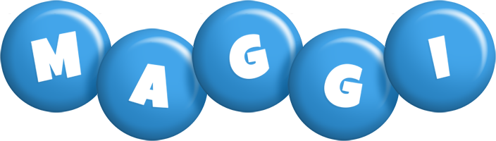 Maggi candy-blue logo