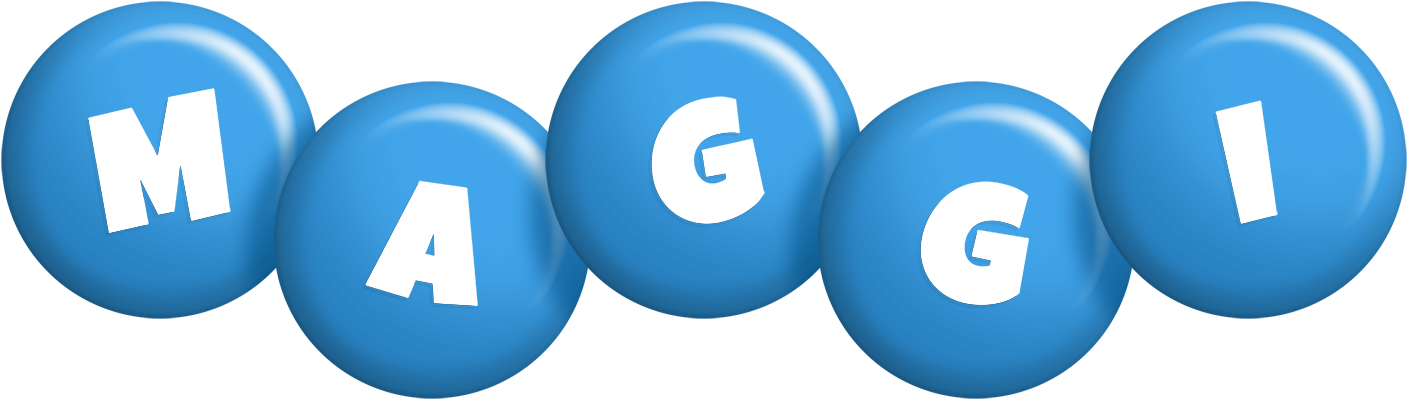 Maggi candy-blue logo