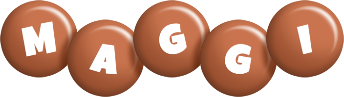Maggi candy-brown logo