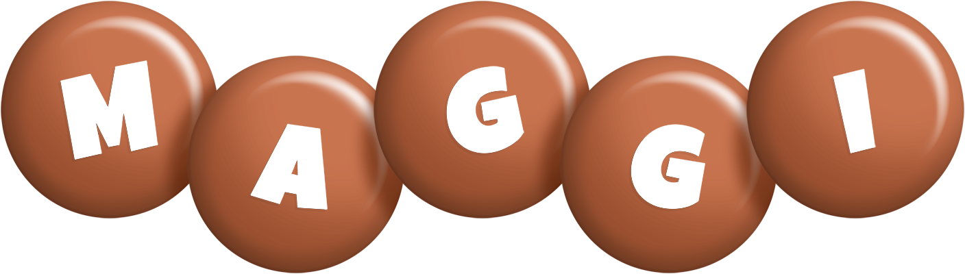 Maggi candy-brown logo