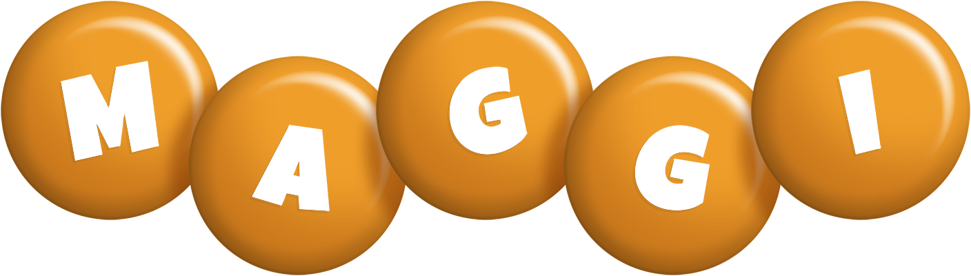 Maggi candy-orange logo