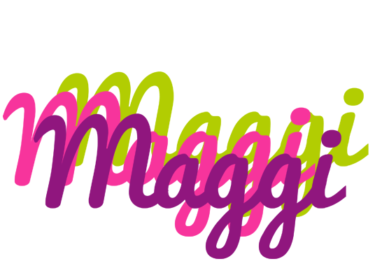 Maggi flowers logo