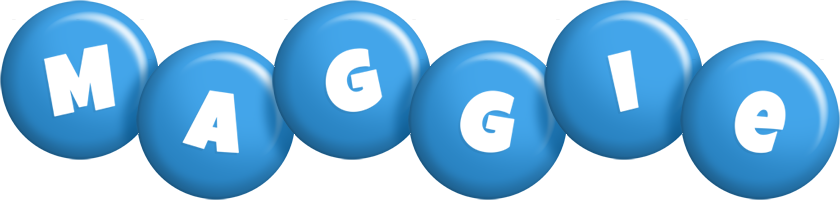 Maggie candy-blue logo