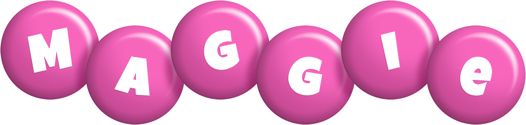 Maggie candy-pink logo