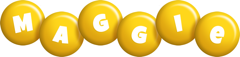 Maggie candy-yellow logo