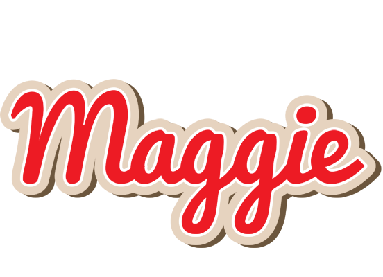Maggie chocolate logo