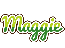 Maggie golfing logo