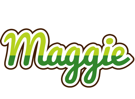 Maggie golfing logo