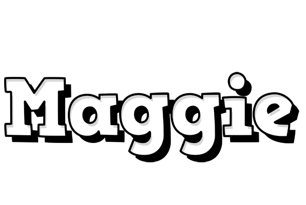 Maggie snowing logo