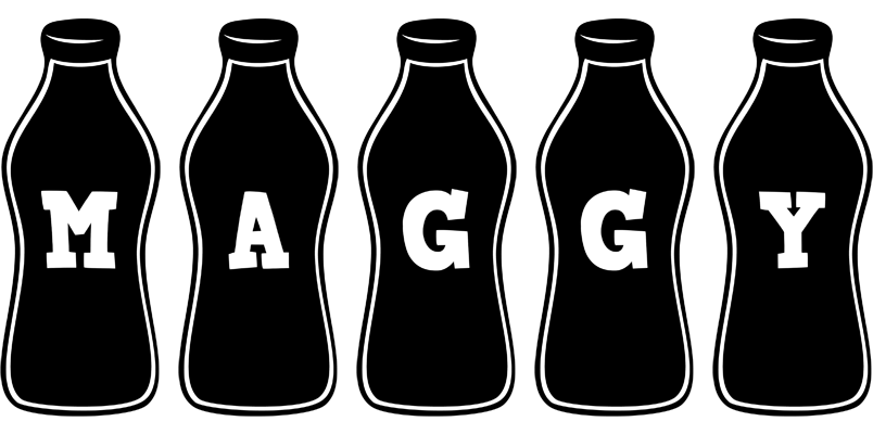 Maggy bottle logo