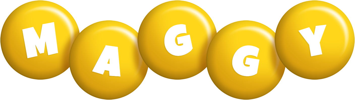 Maggy candy-yellow logo