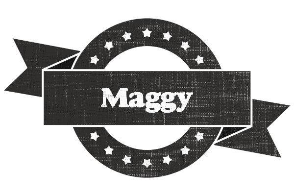 Maggy grunge logo