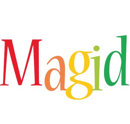 Magid birthday logo