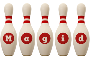 Magid bowling-pin logo