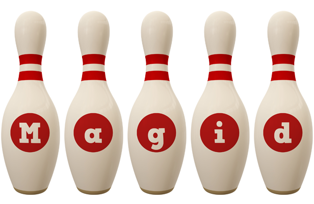 Magid bowling-pin logo