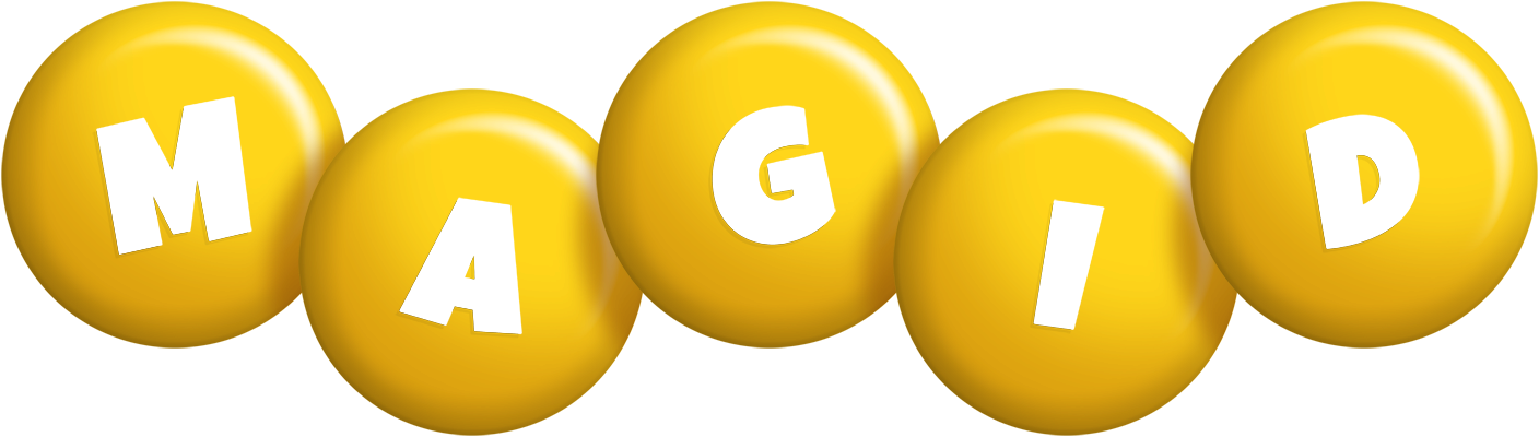 Magid candy-yellow logo