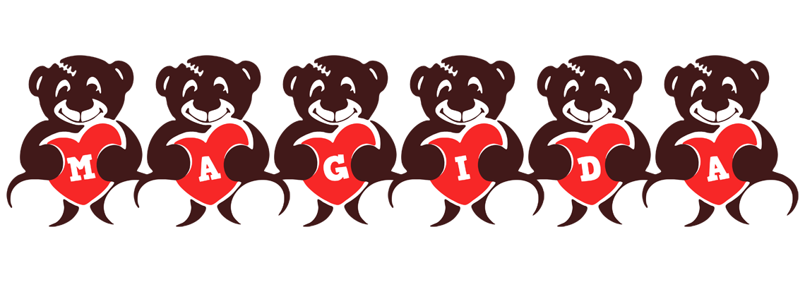Magida bear logo